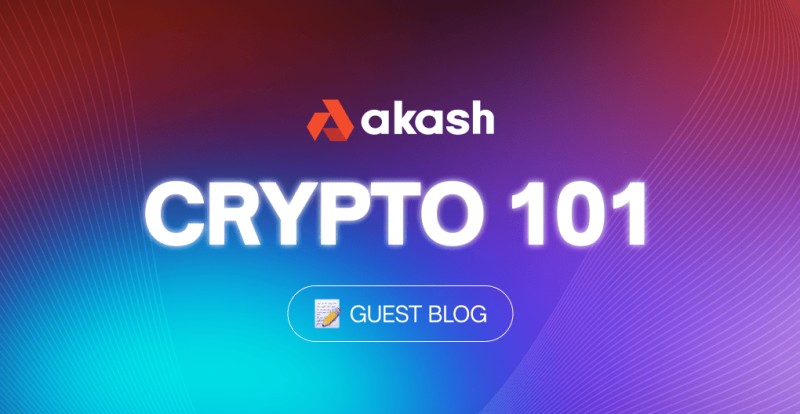 Crypto network concept banner